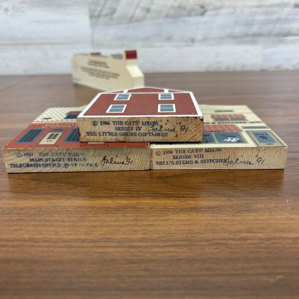 The Cats Meow collectables 1986 1987 1992 1993 1996 2000 1993‎ Lot of 8